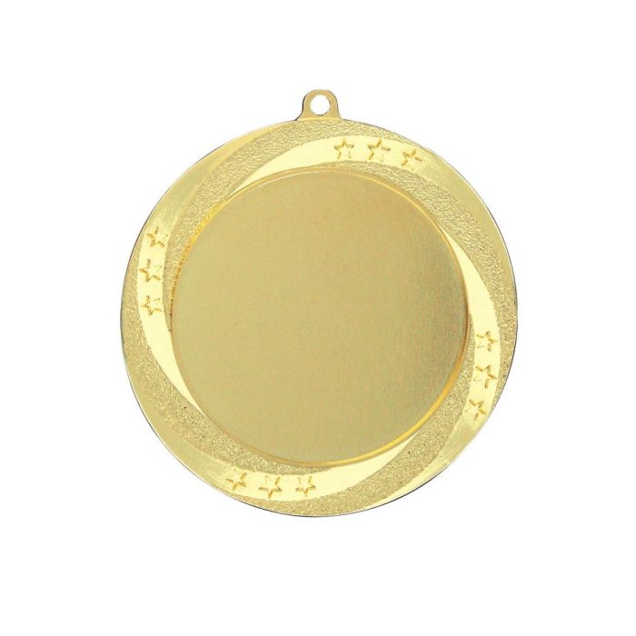 Custom Medal Insert - 2.75" Matrix Design - Bright Gold