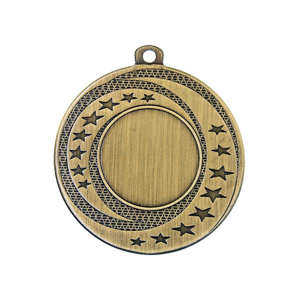 Custom Medal Insert - 2" Cosmic Design - Gold